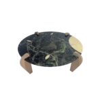 GREEN MARBLE ROUND COFFEE TABLE - Image 2