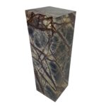 FOREST BROWN MARBLE PLINTH - Image 2